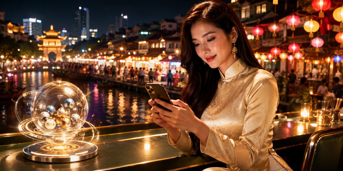 Người chơi tại Hà Nội đọc điều khoản voucher và kiểm tra tài khoản azw3 trên điện thoại bên hè phố